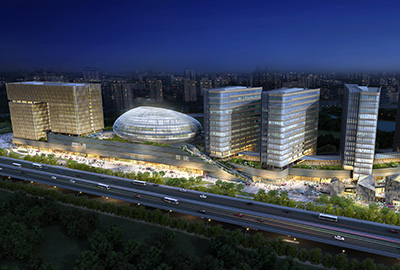 政储出[2010]6号地块商业办公用房幕墙工程（杭州中大圣马广。